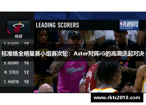 标准场全明星赛小组赛次轮：Aster对阵iG的高潮迭起对决
